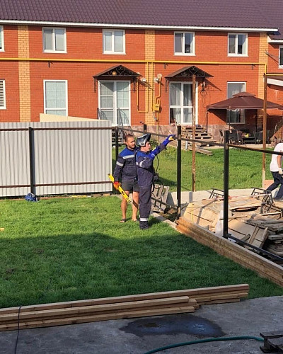 Забор из планкена