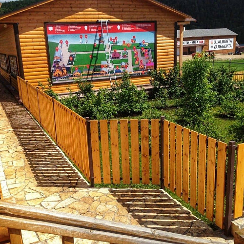Заборы из сухой строганной доски